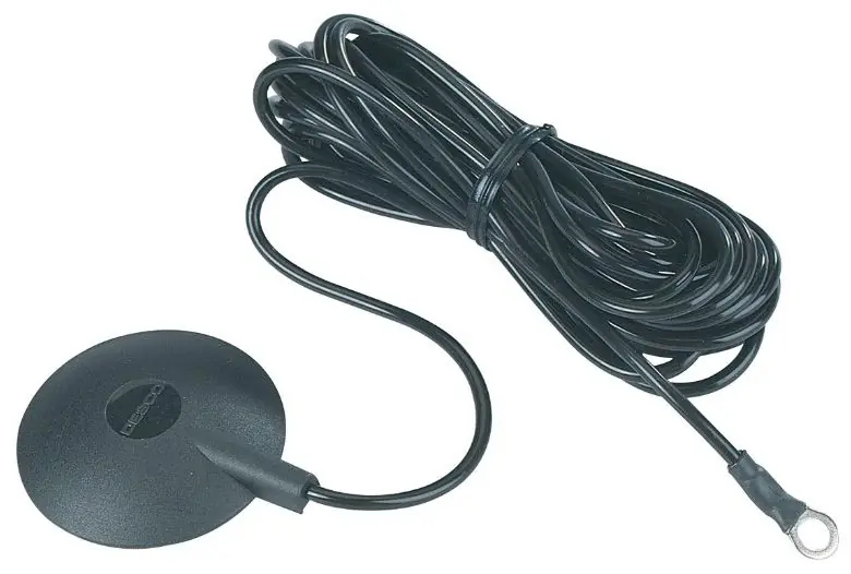 Desco 09813 Floor & Worksurface Ground Cord with Resistor & 10mm Stud, 15‘