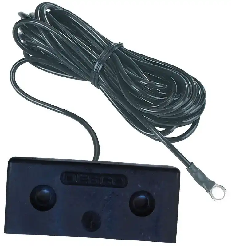 Desco 09836 Quad Common Point Ground Cord with Resistor & 10mm Stud, 10‘