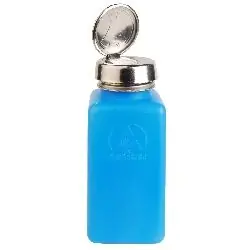 Menda 35284 durAstatic® HDPE One-Touch Dissipative Bottle, Blue, 8 oz.
