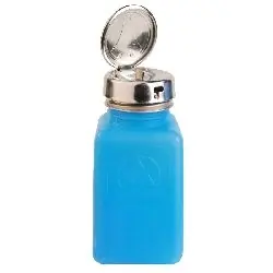Menda 35287 durAstatic® HDPE Take-Along Dissipative Bottle, Blue, 6 oz.