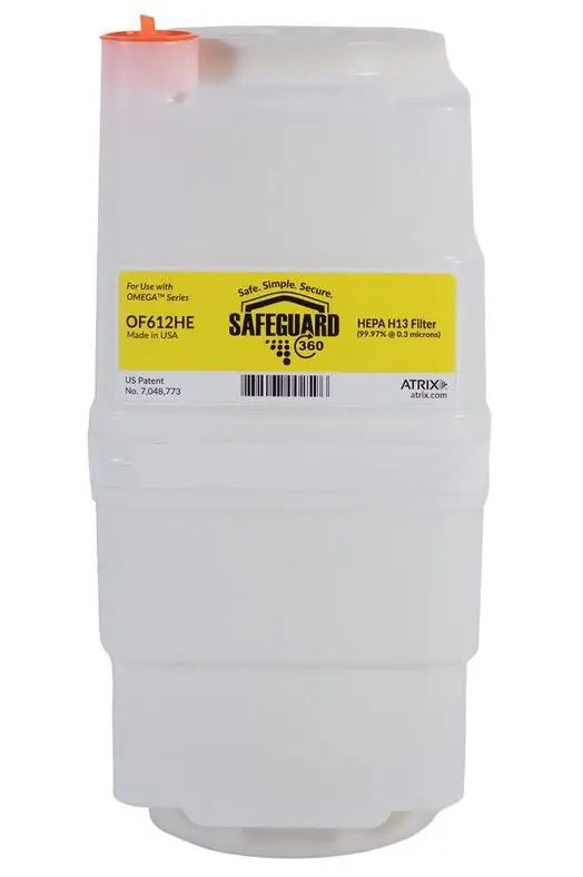 Atrix OF612HE HEPA Omega Vac Filter Single Packaging
