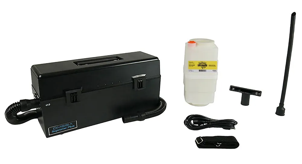 Atrix International VACOMEGASECRH Omega Supreme ESD-Safe Cleanroom Vacuum with HEPA Filtration
