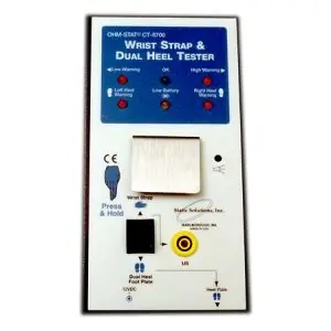 Static Solutions CT-8700 Economy Combo Tester with Foot Plate, Accessory Kit & Stand