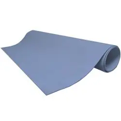 Static Solutions UMK-3072 Dual Layer Rubber Work Surface Grounding Mat Kit, Light Blue, 30" x 72"