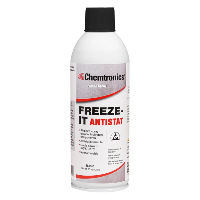Chemtronics ES1551 Freez-It Antistat Freeze Spray, 15 oz. Can