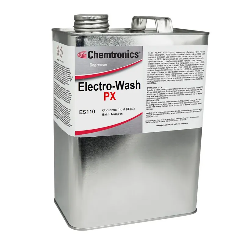 Chemtronics ES110 Electro-Wash PX Fiber-Optic Cleaner, 1 Gallon