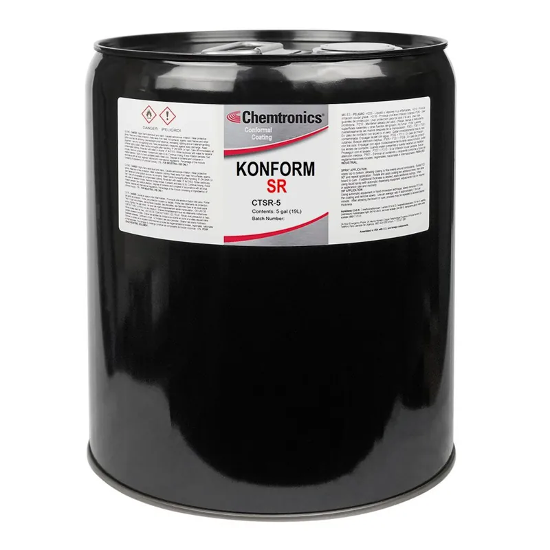 Chemtronics CTSR-5 Konform SR Silicone Conformal Coating, 5 Gallon Pail