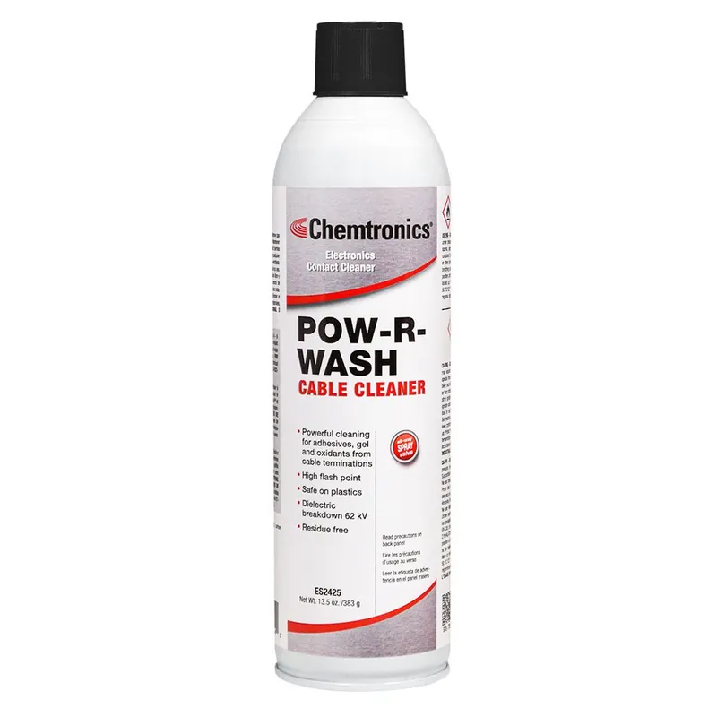 Chemtronics ES2425 Pow-R-Wash Cable Cleaner, 13.5 oz. Can