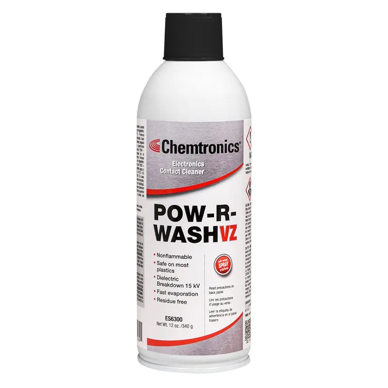 Chemtronics ES6300 Pow-R-Wash VZ Contact Cleaner, 12 oz. Can