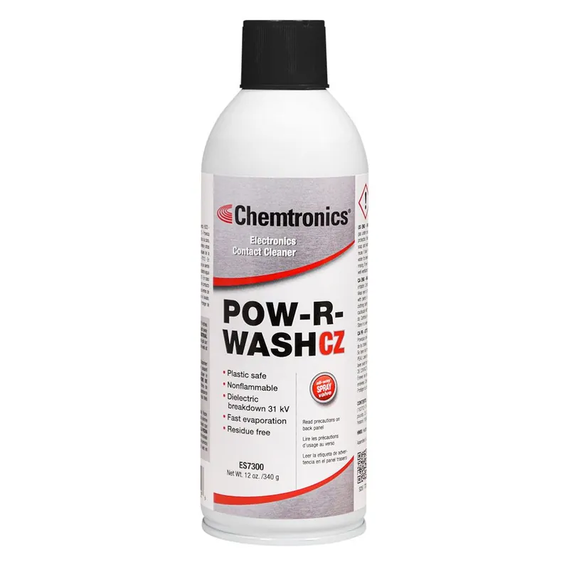 Chemtronics ES7300 Pow-R-Wash CZ Contact Cleaner, 12 oz. Can
