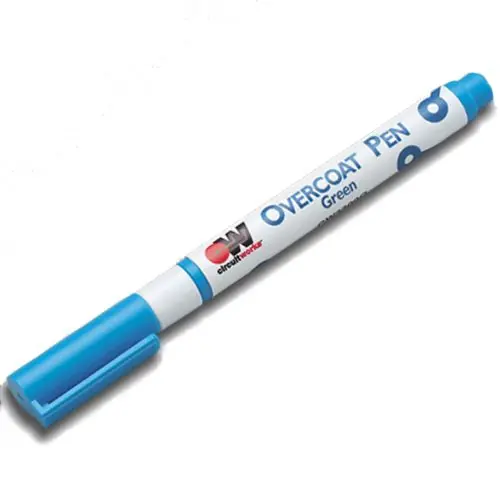 Chemtronics CW3300G Overcoat Pen, Green, 4.9g