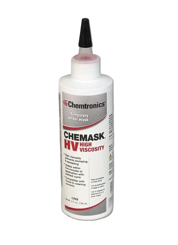 Chemtronics CHV8 Chemask HV High Viscosity Solder Mask, 8 oz. Bottle