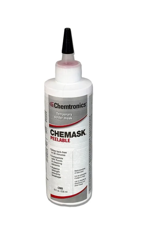 Chemtronics CM8 Chemask® Solder Mask, 8 oz. Bottle