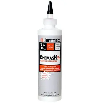 Chemtronics CWF8 Chemask® WF Water Filterable Solder Mask, 8 oz. Bottles (Case of 24)