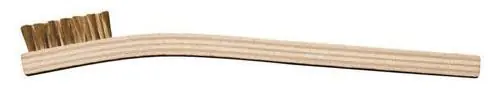 Techspray 2025-1 TechClean® Brush with Soft Brass Bristles & Wood Handle, 7.75" OAL