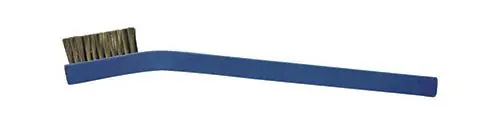 Techspray 2043-1 TechClean® Conductive Brush with Stainless Steel Bristles & Anodized Aluminum Handle, 6.44" OAL