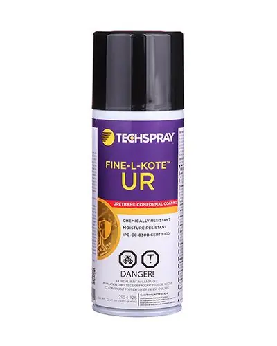 TechSpray 2104-12S Fine-L-Kote UR Conformal Coating, 12 oz. Cans (Case of 12)