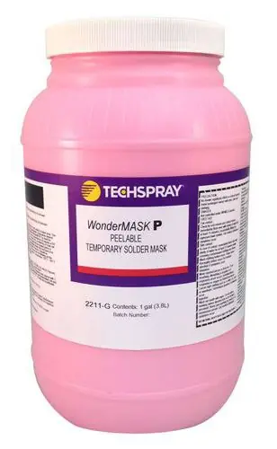 TechSpray 2211-G WonderMASK® P Peelable Solder Mask, 1 Gallon Bottle