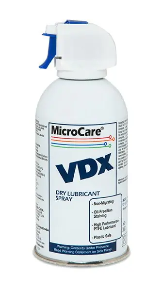 MicroCare MCC-VDX VDX Dry Lubricant Spray, 10 oz. Can