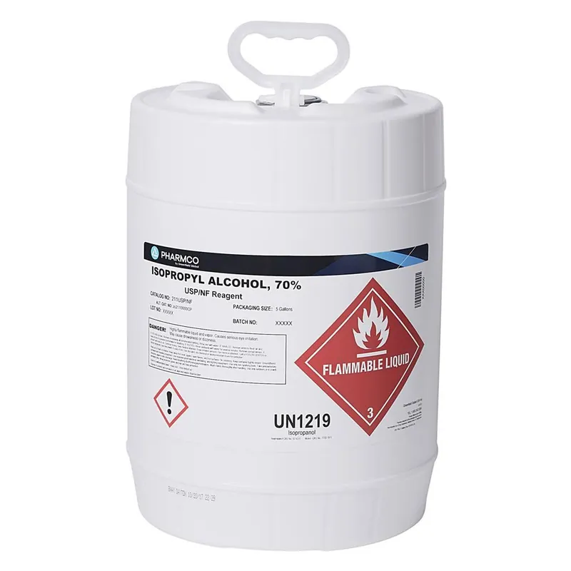 CleanPro® 70% IPA Isopropyl Alchohol 5 Gallon Pail USP-Grade