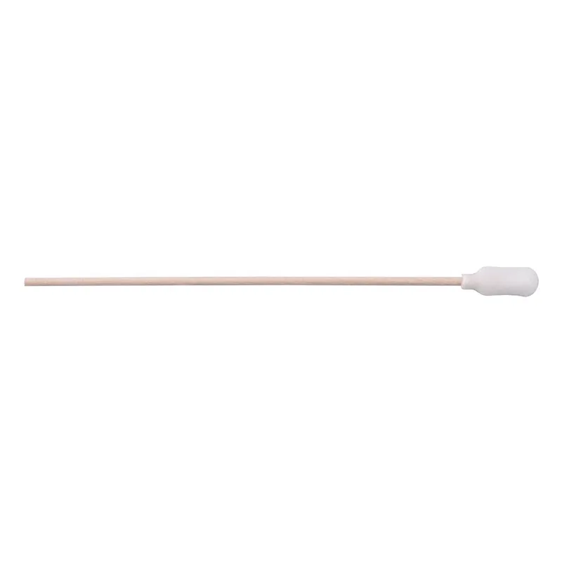 Contec SF-11 CONSTIX™ Polyurethane Foam over Cotton Tip Swab with Wood Handle, 6" OAL