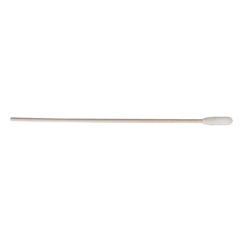 Contec SF-17 CONSTIX™ Polyurethane Foam over Cotton Tip Swab with Wood Handle, 6" OAL