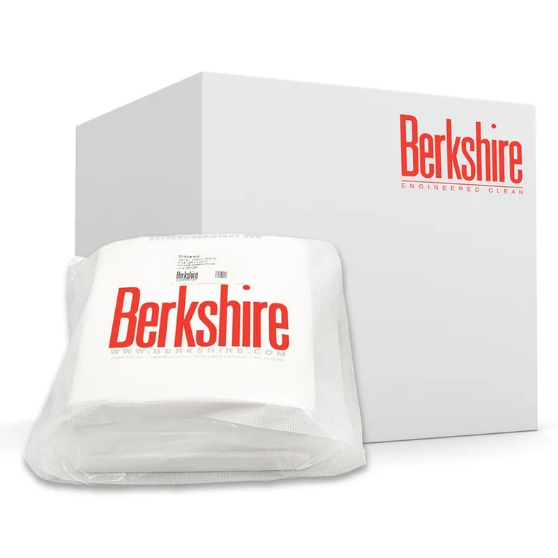 Berkshire Durx 670 Polycellulose Nonwoven Cleanroom Wipers, 9" x 9" (Pack of 300)