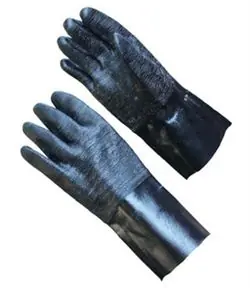 PIP 57-8630R ChemGrip Neoprene Coated Chemical Resistant Gloves, Etched Rough Finish, 12", Large