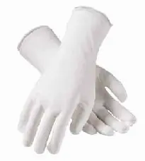 PIP 97-501I CleanTeam® Economy Women‘s Lightweight Cotton Lisle Inspection Gloves with Unhemmed Cuff, 9" (Case of 1,200)