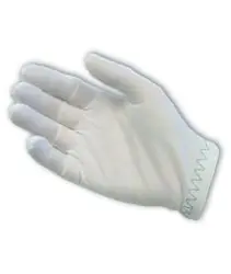 PIP 98-703 CleanTeam® Women‘s Stretch Nylon Inspection Gloves with Zig-Zag Stitched Rolled Hem, 9" (Case of 600)