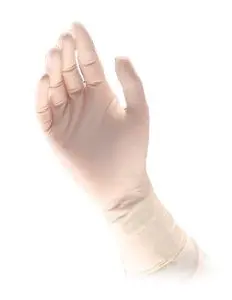 PIP 100-323000/S CleanTeam® 7 Mil Latex Cleanroom Gloves, 12", Small