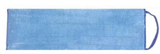 Gordon Brush M553104 eMOP™ Microfiber Dry Pad, Blue with Blue Piping, 18"