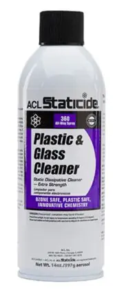 ACL 8670 ESD-Safe Plastic & Glass Cleaner, 15 oz. Spray Can