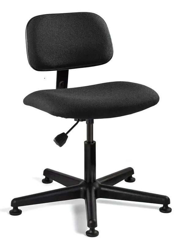 Bevco 4000-F Westmound Desk Height Chair with Black Nylon Base, Fabric