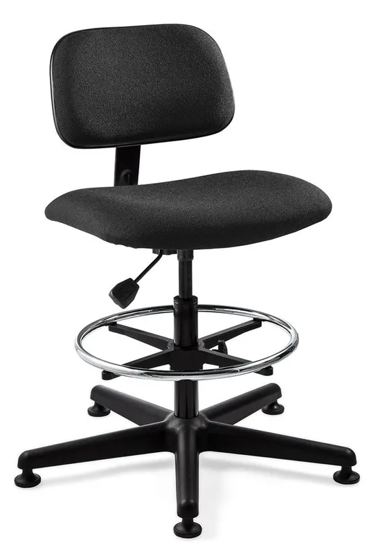 Bevco 4300-F Westmound Mid-Height Chair with Black Nylon Base, Fabric