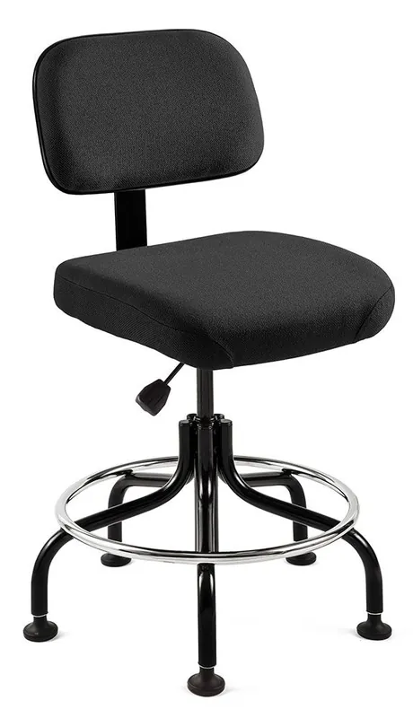 Bevco 5200-F Doral Desk Height Chair with Tubular Steel Base, Fabric