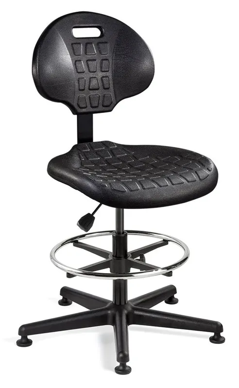 Bevco 7300 Everlast Mid-Height Chair with Black Nylon Base, Polyurethane
