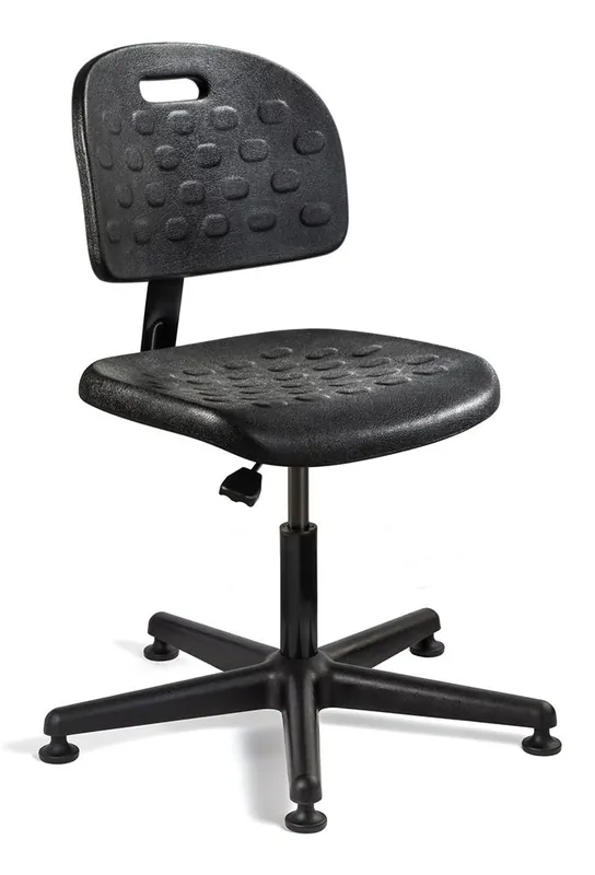 Bevco V7007 Breva Desk Height Chair with Black Nylon Base, Polyurethane