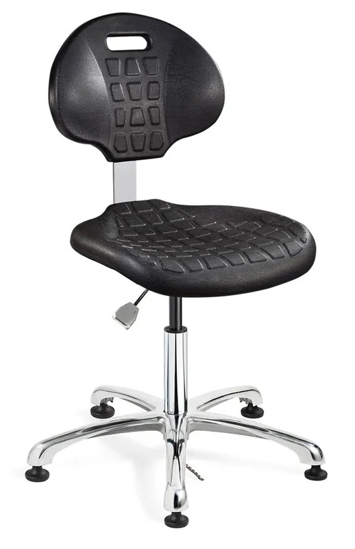 Bevco 7050E Everlast Desk Height ESD Chair with Tubular Steel Base, Polyurethane