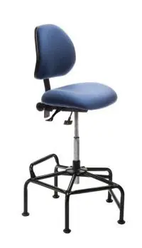 ergoCentric Ind. LF Bench Height Chair, Fabric