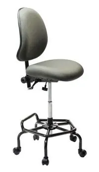 ergoCentric Ind. S2F Mid-Height Chair with Tilt Control, Vinyl