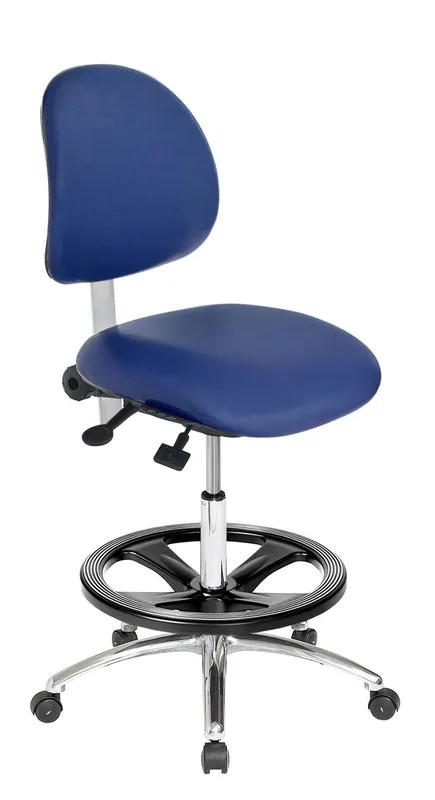 ergoCentric Ergo F ESD 200 Bench Height ESD Chair with Tilt Control
