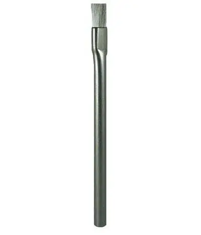 Gordon Brush SST10SS Conductive Applicator Brush with 5/16" Stainless Steel 0.003" dia. Bristles, 1/2" Trim & 5/16" dia. Stainless Steel Tube Handle, 4-3/4" OAL