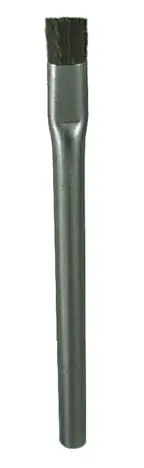 Gordon Brush SST10T Conductive Applicator Brush with Thunderon® Bristles, 0.375" Trim & Stainless Steel Handle, 4.75" OAL