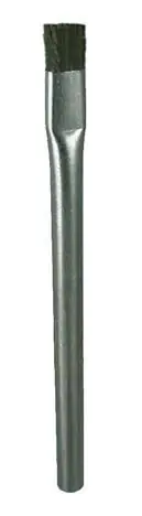Gordon Brush SST12T Conductive Applicator Brush with 3/4" Thunderon® Bristles, 3/4" Trim & 3/8" dia. Stainless Steel Handle, 6" OAL