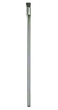 Gordon Brush SST2T Conductive Applicator Brush with 3/16" Thunderon® Bristles, 1/8" Trim & 1/8" dia. Stainless Steel Handle, 3-1/2" OAL