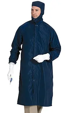 Worklon® 3450/3451/3452 SC-3 Burlington C3 Frock with Anti-Static Knit Cuffs & Duo Zipper/Snap Closure