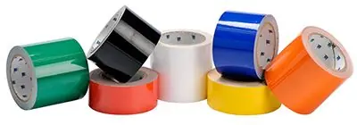 Brady ToughStripe® Polyester Floor Marking Tape, 4" x 100‘ Roll