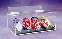 CleanPro® AK-230 Acrylic Safety Glasses Holder, Clear, 6.75" x 9" x 3.25"