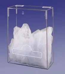 CleanPro® AK-268 Acrylic Beard Cover Dispenser, Clear, 3.5" x 8" x 10.5"